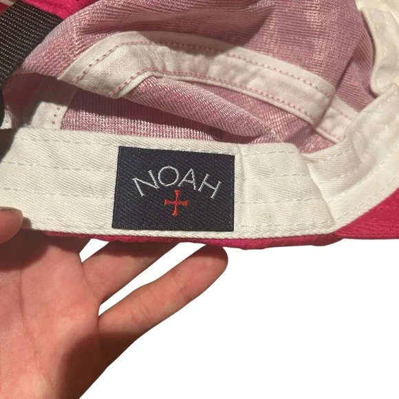 Noah NYC Women’s runner hat in bright pink Noah NYC Women main image 3